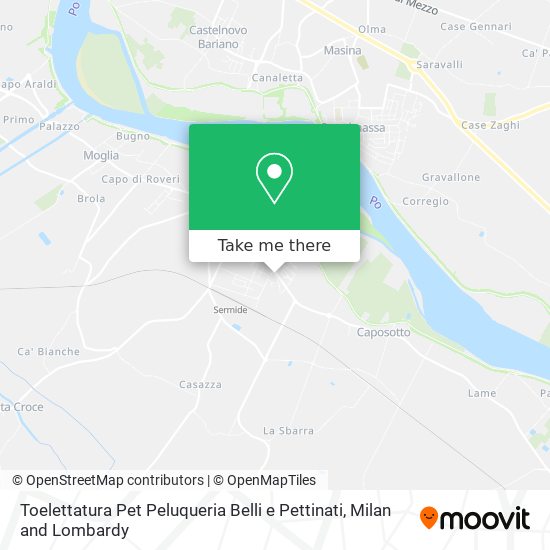 Toelettatura Pet Peluqueria Belli e Pettinati map