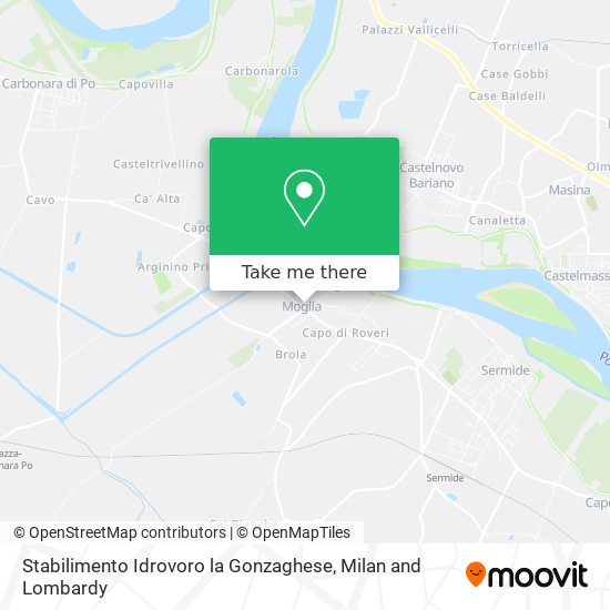 Stabilimento Idrovoro la Gonzaghese map