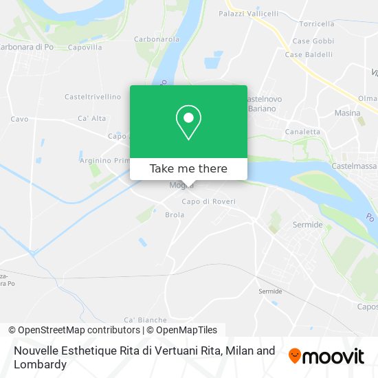 Nouvelle Esthetique Rita di Vertuani Rita map