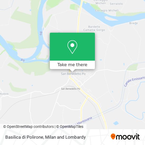 Basilica di Polirone map