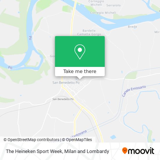 The Heineken Sport Week map