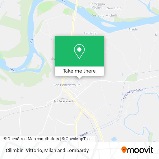 Cilimbini Vittorio map