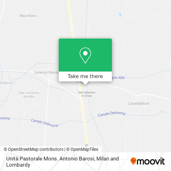 Unità Pastorale Mons. Antonio Barosi map