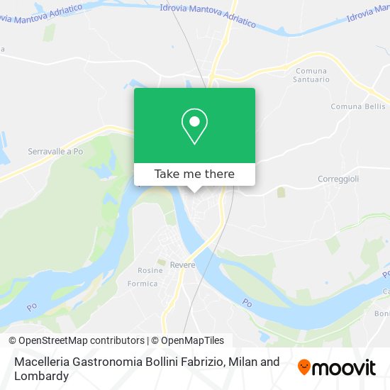 Macelleria Gastronomia Bollini Fabrizio map