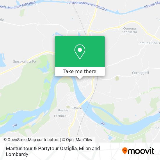 Mantunitour & Partytour Ostiglia map