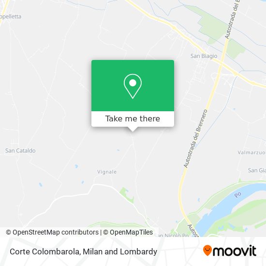 Corte Colombarola map