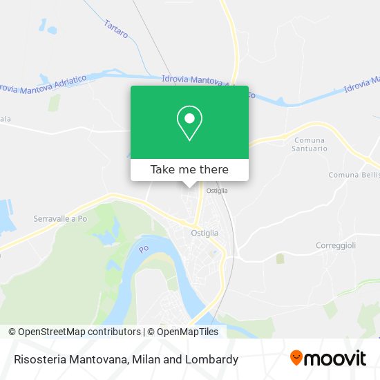 Risosteria Mantovana map