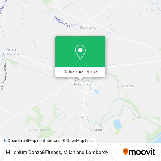 Millenium Danza&Fitness map