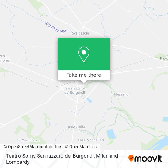 Teatro Soms Sannazzaro de' Burgondi map