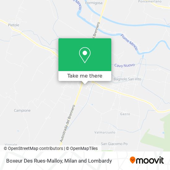 Boxeur Des Rues-Malloy map