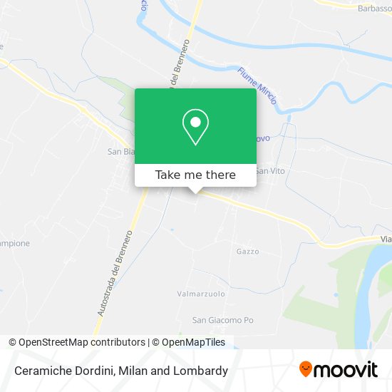 Ceramiche Dordini map