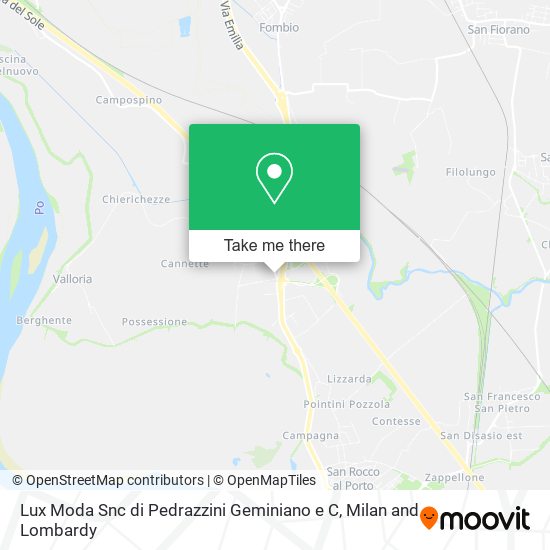 Lux Moda Snc di Pedrazzini Geminiano e C map
