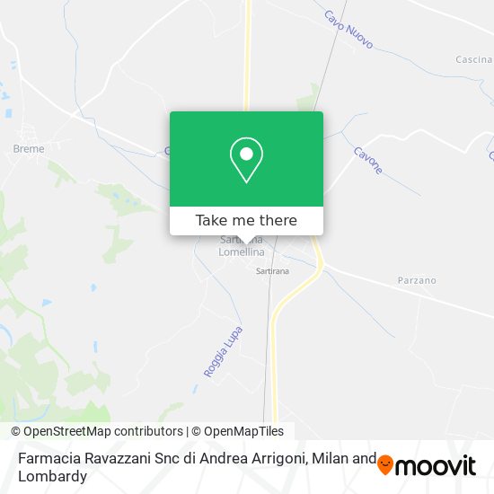 Farmacia Ravazzani Snc di Andrea Arrigoni map