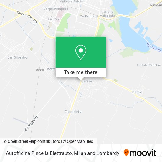 Autofficina Pincella Elettrauto map