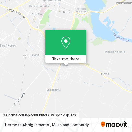 Hermosa Abbigliamento. map