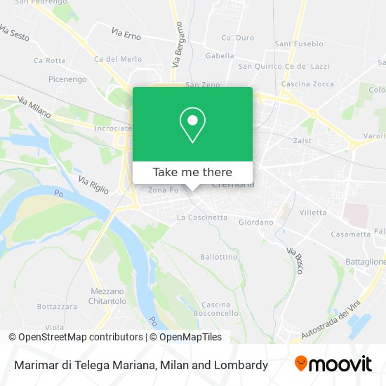 Marimar di Telega Mariana map