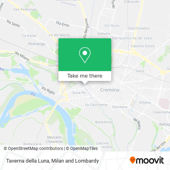 Taverna della Luna map