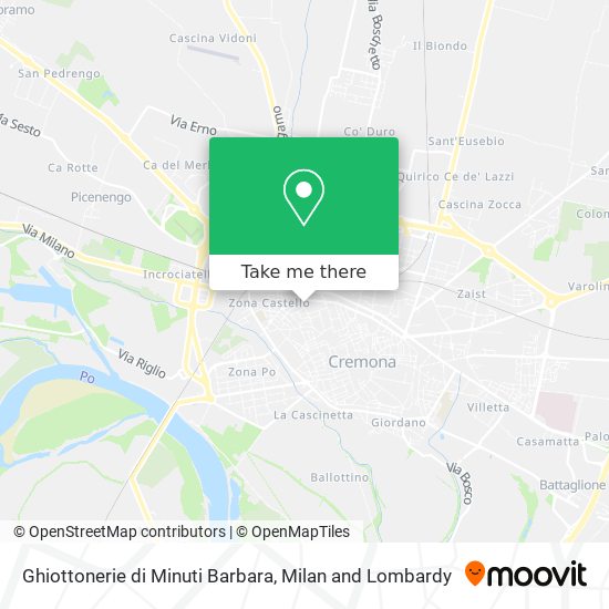 Ghiottonerie di Minuti Barbara map