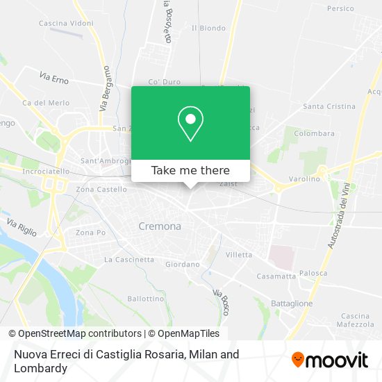 Nuova Erreci di Castiglia Rosaria map