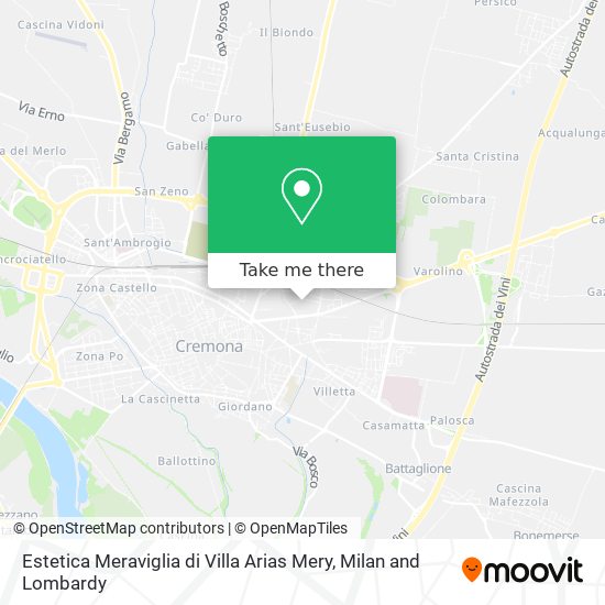 Estetica Meraviglia di Villa Arias Mery map