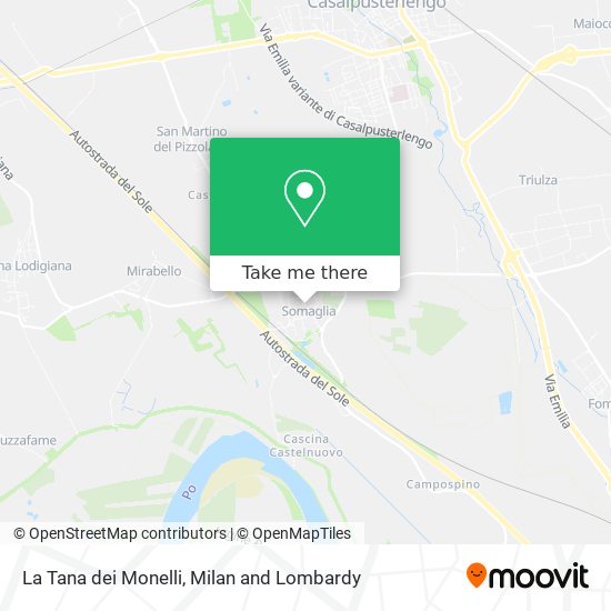 La Tana dei Monelli map
