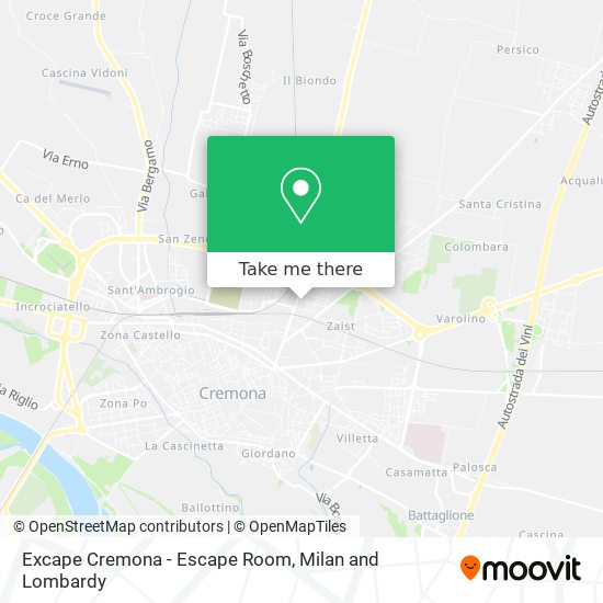 Excape Cremona - Escape Room map
