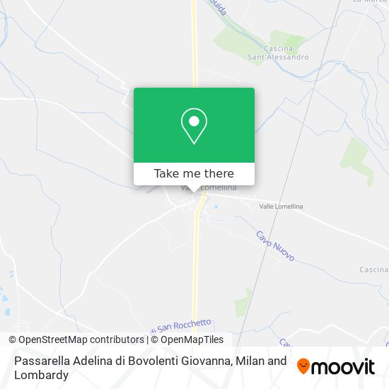 Passarella Adelina di Bovolenti Giovanna map