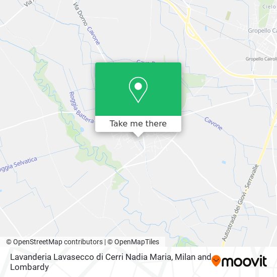 Lavanderia Lavasecco di Cerri Nadia Maria map