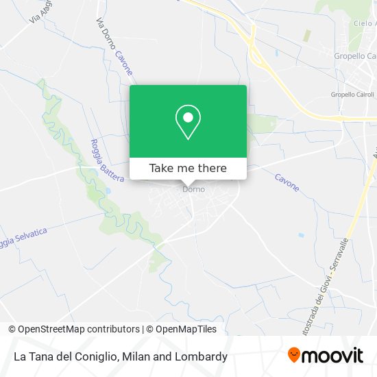 La Tana del Coniglio map