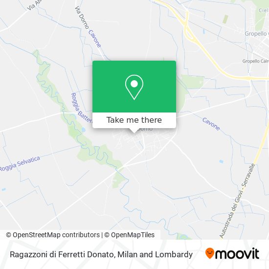Ragazzoni di Ferretti Donato map