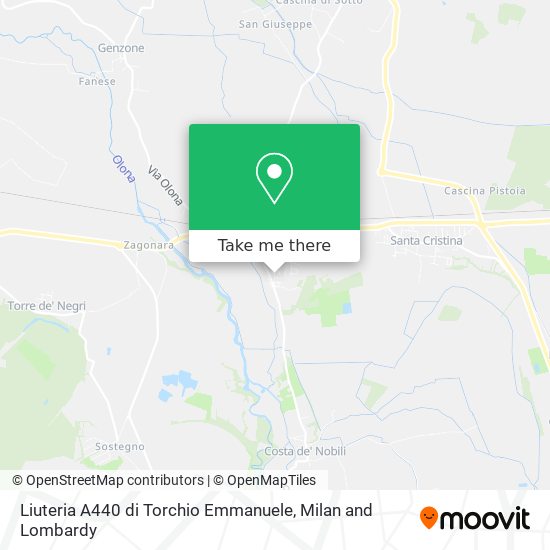 Liuteria A440 di Torchio Emmanuele map