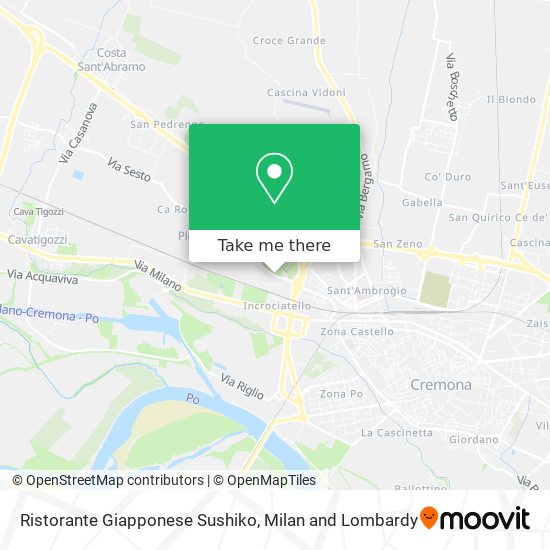 Ristorante Giapponese Sushiko map