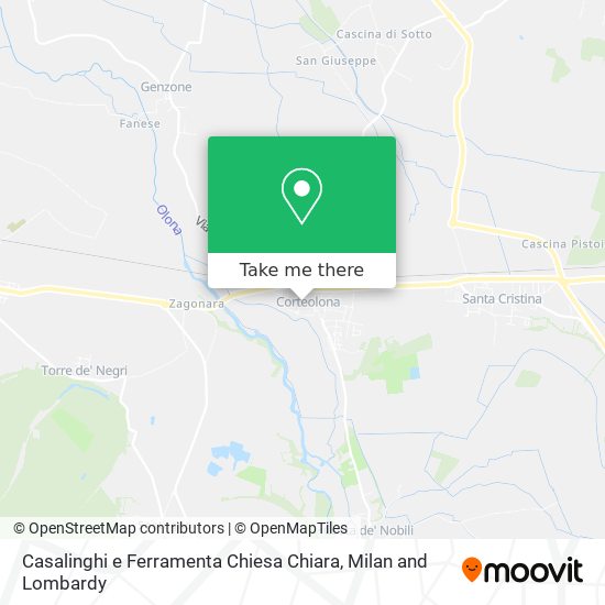 Casalinghi e Ferramenta Chiesa Chiara map