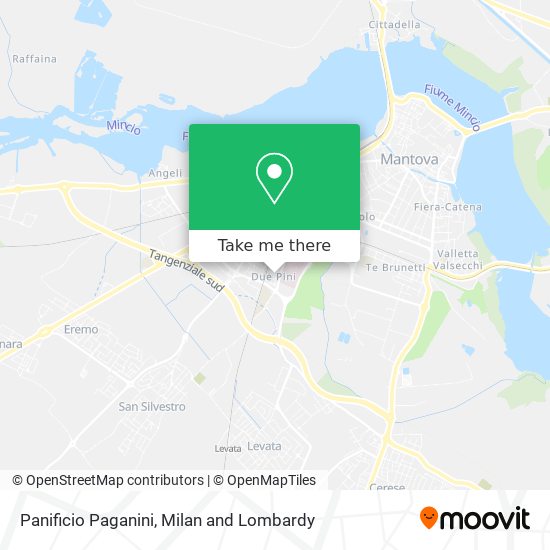 Panificio Paganini map