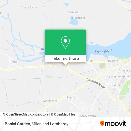 Bonini Garden map