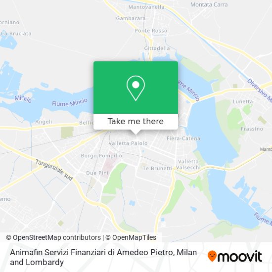 Animafin Servizi Finanziari di Amedeo Pietro map