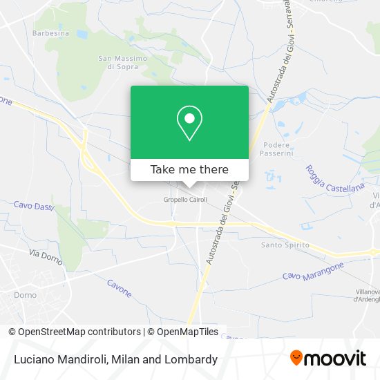 Luciano Mandiroli map