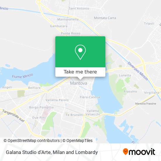 Galana Studio d'Arte map