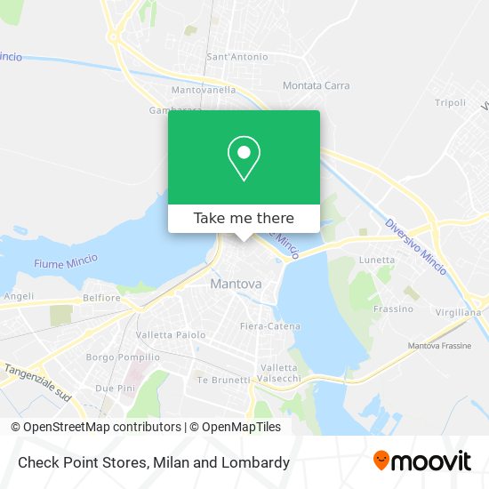 Check Point Stores map