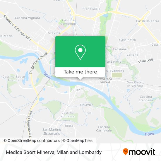 Medica Sport Minerva map