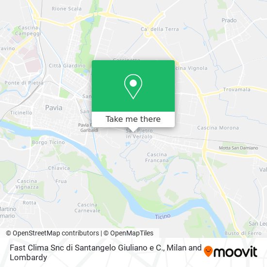 Fast Clima Snc di Santangelo Giuliano e C. map
