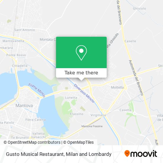 Gusto Musical Restaurant map