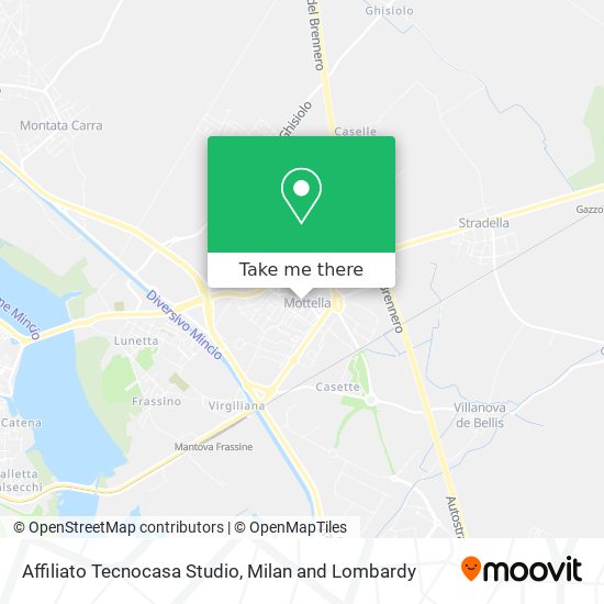 Affiliato Tecnocasa Studio map
