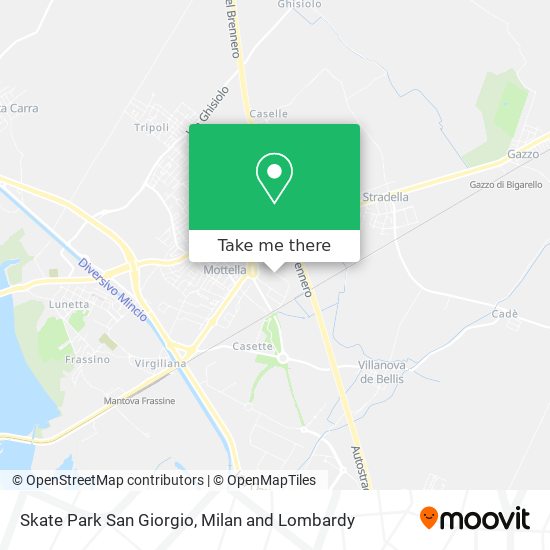 Skate Park San Giorgio map