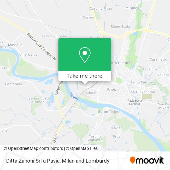 Ditta Zanoni Srl a Pavia map