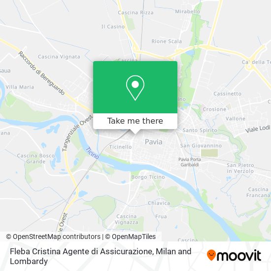 Fleba Cristina Agente di Assicurazione map