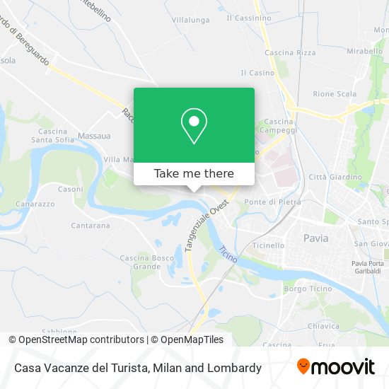 Casa Vacanze del Turista map