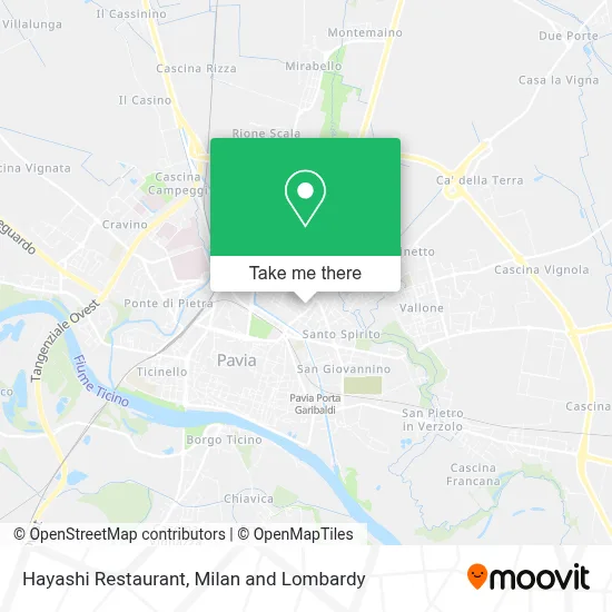 Hayashi Restaurant map