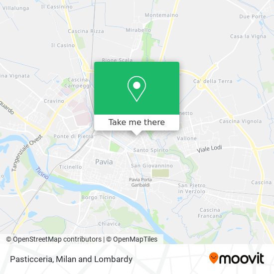 Pasticceria map
