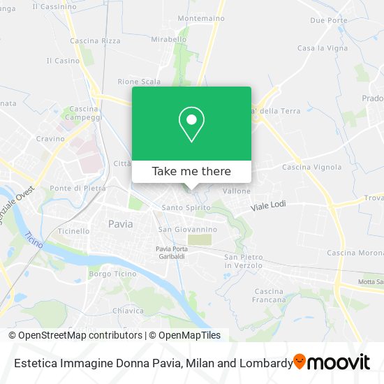 Estetica Immagine Donna Pavia map